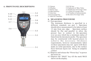เครื่องทดสอบความแข็งของพื้นผิวแบบแม่พิมพ์ทราย HT-6510S-A - Product Image 2