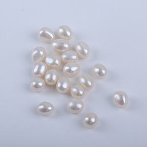 Perlas de Agua Dulce Naturales de Forma Barroca de 8-9 mm, Blancas y Rosas, con Dispersión de Luz de Doble Cara, Cuentas Hechas a Mano para Joyería DIY al por Mayor - Product Image 1