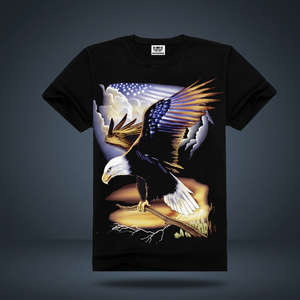 <b>Animal</b> Printed Design High Street Fashion T-Shirt New Arrival 2021 Custom Yours Logo OEM Service Solid 180 Grams Eco-Friendly - Product Image 3