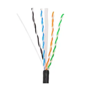 High Lan 4p Utp Ftp Sftp Cat6 Bare Copper Network Communication Cable