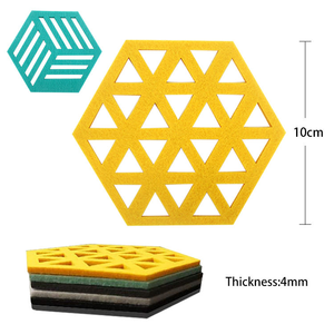 Posavasos de Fieltro de Poliéster Clásico de Diseño Nuevo, Precio Económico, Reutilizable, Duradero y Resistente al Calor para Uso Diario en el Hogar y Hoteles - Product Image 6