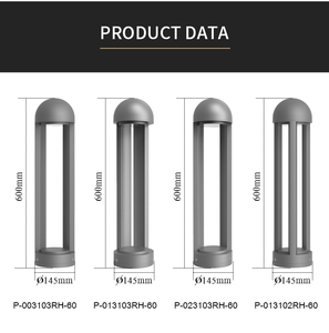 110v 220v moderno Ip65 impermeabile pilastro dissuasore luci giardino esterno Led luce per il paesaggio - Product Image 3