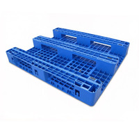 Palette en plastique empilable, palette en plastique robuste pour usage industriel, palette en plastique HDPE de grande taille pour entrepôt