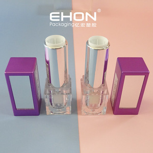 Estuche de Lápiz Labial Cuadrado con Espejo, Envase Cosmético de ABS, Tubo de Lápiz Labial de 21.2 mm de Diámetro para Maquillaje, Venta Caliente - Product Image 5
