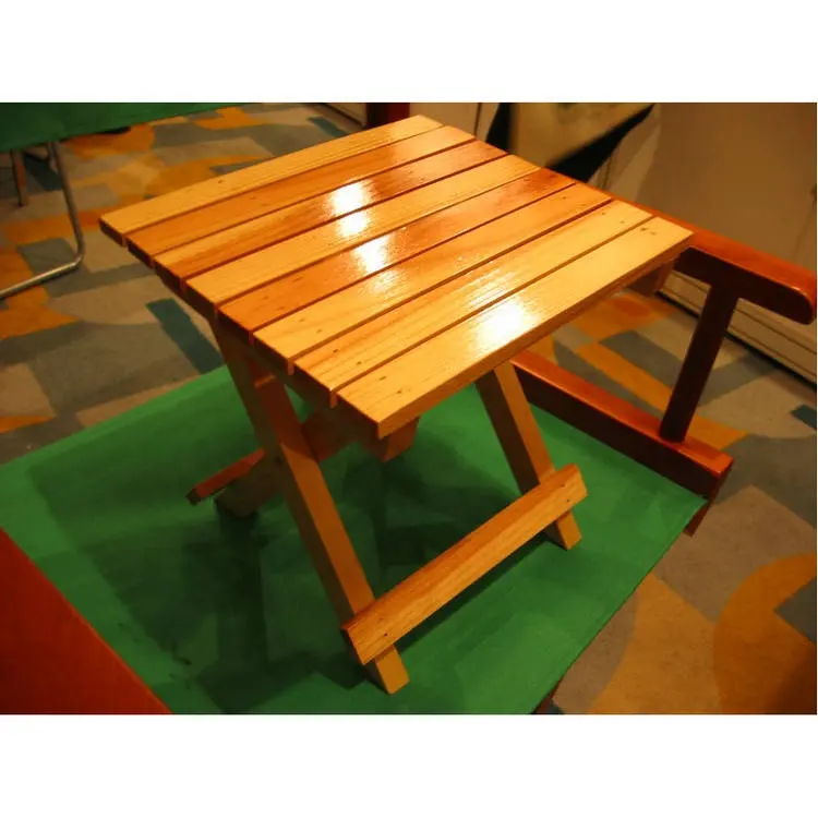 Портативные бамбуковые складные деревянные столы с рулонным верхом для активного отдыха, пикника, барбекю
