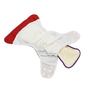 洗えるおむつインサート4層麻綿再利用可能な布おむつライナーパッド赤ちゃん交換パッドおむつライナーインサートパッド - Product Image 3