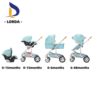 2026 Modern Lightweight Foldable 3-in-1 Baby Stroller with Car Seat and Travel <strong>Pram</strong> <strong>Set</strong> - Product Image 3