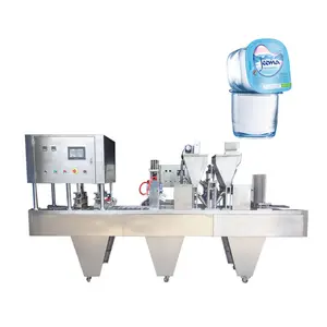 Mineral drinking water cup filling packaging machine Linear plastic cup filler sealer machinery