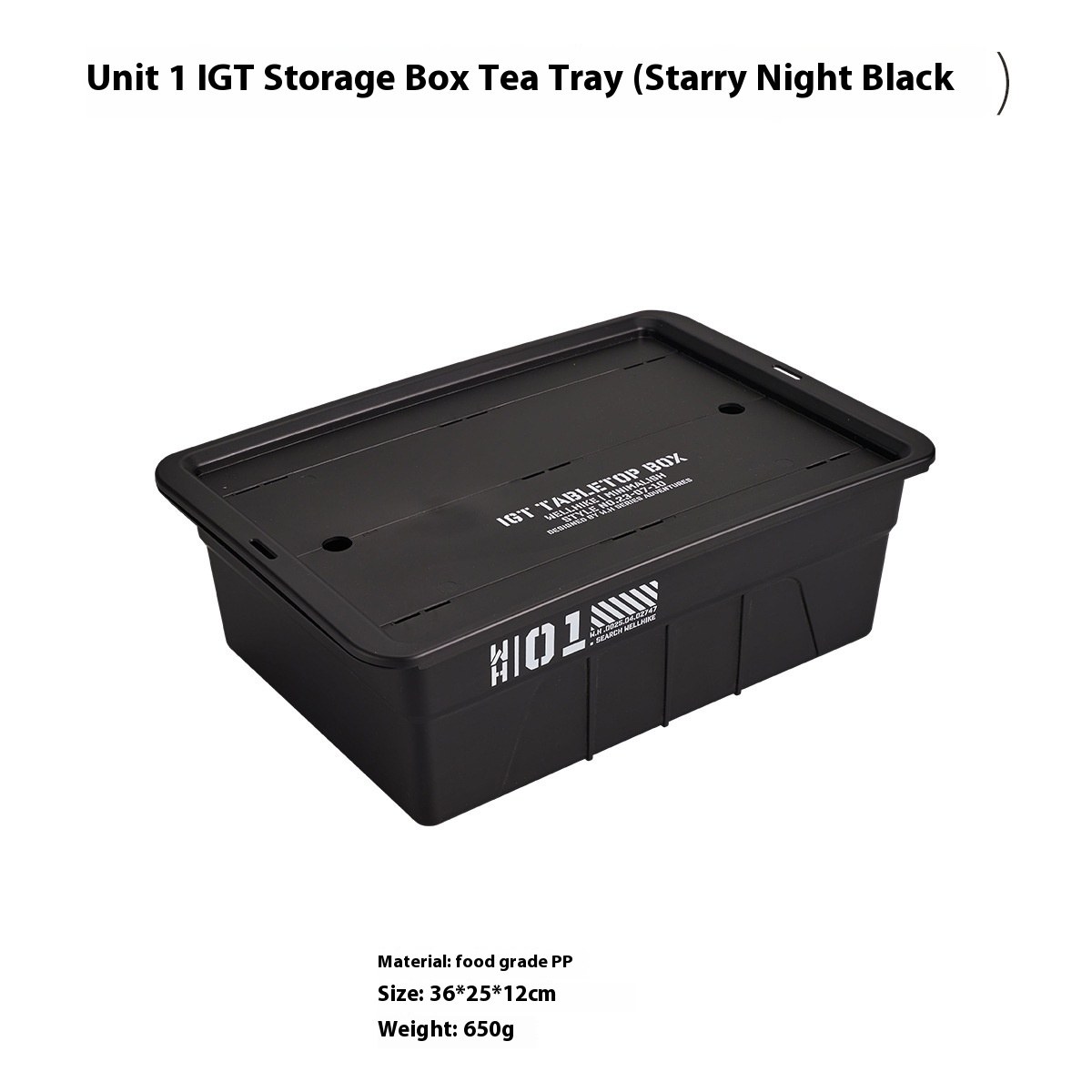 WK0533 Outdoor 1 Unit IGT Tabletop Storage Box and Tea Tray