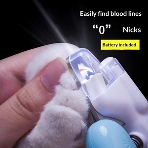 Cortauñas <span class=keywords><strong>para</strong></span> Mascotas con Luz LED, Nuevo Cortauñas con Forma de Ballena <span class=keywords><strong>para</strong></span> Perros y Gatos - Product Image 2