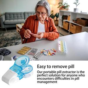 Mini <b>Pill</b> Taker Portable <b>Pill</b> <b>Case</b> Dispenser Convenience Storage Box Design <b>Pill</b> Taker <b>for</b> Home Travel - Product Image 5