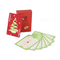 Jeu de cartes à thème casino de Noël, cartes à jouer avec motif dollar japonais, ensemble de poker économique pour divertissement