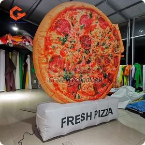 Wholesale <strong>Giant</strong> Inflatable Pizza Model Advertising Inflatable <strong>Food</strong> Model Blow up Fast <strong>Food</strong> for Promotion - Product Image 6