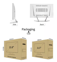 Bureau école Pc affaires HD HDMI Gamer 21.5 pouces 23.8 pouces Core I5 I7 I9 tasse ordinateurs de bureau tout en un ordinateur