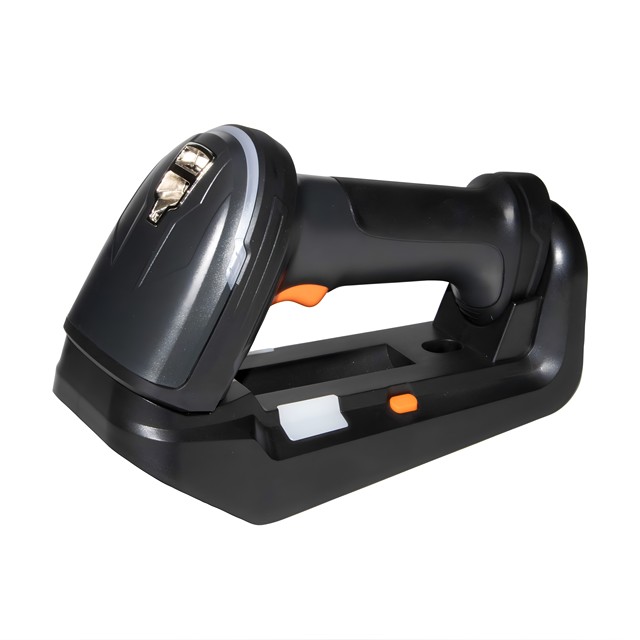 HENEX IP68 Industrial Rugged Portable Black Barcode Scanner Wireless for 2D QR Code Scanning Handheld Design 3-Year