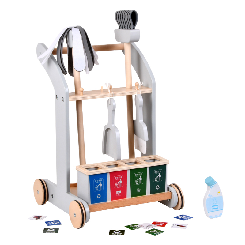 COMMIKI Kids Cleaning Set Pretend Broom