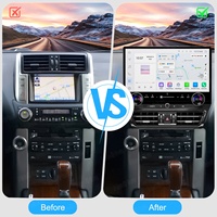 NaviHua Écran Max 16,8 pouces pour Toyota Prado 2010-2022, Autoradio Multimédia Android, Moniteur d'unité centrale, Navigation Carplay