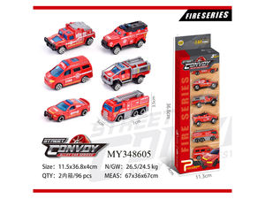 惊人的促销1: 64比例压铸迷你汽车玩具盲盒24件儿童压铸模型车 - Product Image 4