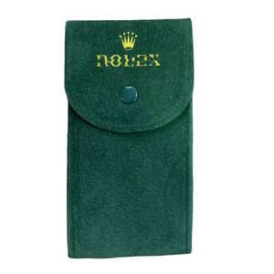 Sacs à bijoux en microfibre velours avec bouton-pression, personnalisables avec logo, pour montres, bagues, colliers, avec insert en carton - Product Image 4