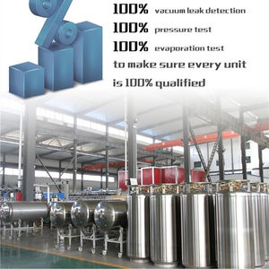 Dewar de cylindre d'oxygène liquide cryogénique auto-pressurisé 200L LO2 pour le remplissage - Product Image 4