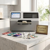Printer UV A3+ Dual XP600 Otomatis dengan CCD Vision, Printer Inkjet Flatbed untuk Kartu Logam, Kayu, Hadiah DIY, Layar Sentuh, Garansi 2 Tahun