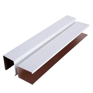 Hot Sale Wooden Aluminum Roofing and Wall Garage Interior Metal Ceiling 60*40 Design Factory Price Aluminum Alloy Industrial