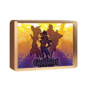 <span class=keywords><strong>Genshin</strong></span>-caja de lámpara de sombra para habitación de niños, luz Led de noche con marco de foto, lámpara <span class=keywords><strong>3D</strong></span> para decoración del hogar - Product Image 4