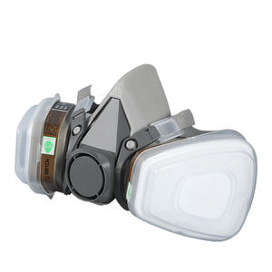 CGLX 6200 masker Gas debu, Respirator setengah wajah dapat dicuci untuk mengecat semprot pestisida kimia perlindungan api - Product Image 5