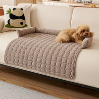 Offre Spéciale – Lit pour Animaux de Compagnie en Fibre de Velours Côtelé Écologique et Abordable – Coussin Pliable Chaud et Confortable pour Chiens et Chats – Toutes Saisons