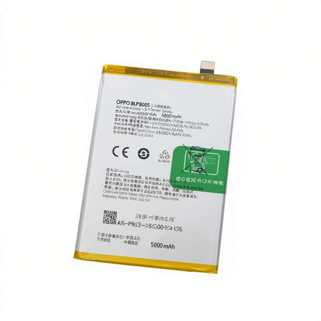 Oppo BLP805 Yellow Rechargeable 5000mAh Li-Polymer Battery Pack for A33/A32/A52/A53 Mobile Phones Replacement in Stock