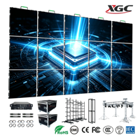 Pantalla LED P2.976 de Alquiler para Interiores y Exteriores, Video Wall para Deportes, Escenarios, Conciertos, Iglesias, Exposiciones, Panel de Pantalla con Gabinete, Resolución 8K