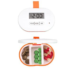 JUXINDA - <span class=keywords><strong>Pastillero</strong></span> Electrónico de Plástico al por Mayor con 3 Compartimentos para un Día, con Alarma y Temporizador de Grabación - Product Image 2