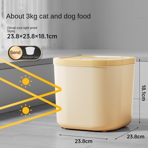 ถังเก็บอาหารสัตว์เลี้ยงแบบสุญญากาศ ถังอาหารแมว ถังอาหารสุนัข ความจุขนาดใหญ่ กล่องอาหารแบบปิดผนึกสำหรับใช้ในบ้าน - Product Image 5
