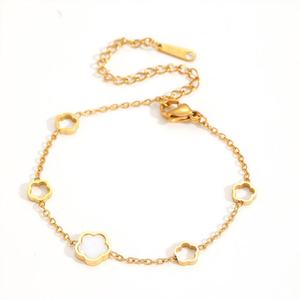 Pulsera y Brazalete de Diseño para Mujer, de Acero Inoxidable Personalizado, Chapado en Oro de 14k y 18k, Antideslustre, Delicado y Elegante - Product Image 2