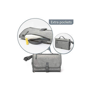 Wickel auflage Tragbare Reise wechsler Station Wasserdichtes Windel kissen Windel tasche Faltbare Windel kupplung Travel Kit - Product Image 2