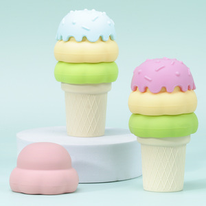 Juego de apilar helados, juguete de silicona para niños de 13 a 24 meses, juego educativo de clasificación y encaje - Product Image 2