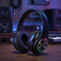 Casque sans fil supra-auriculaire Air Pro P9 Max avec suppression du bruit, microphone, étanchéité IP68, Bluetooth 5.3, design DJ, gaming et sport