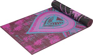 Tappetino Yoga Gaiam Premium 6mm con Stampa Geometrica Reversibile Extra Spesso Antiscivolo per Esercizi e Fitness con <span class=keywords><strong>Borsa</strong></span> (68" X 24" X 6mm di Spessore) - Product Image 5