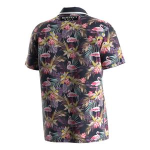 Camiseta de Lujo Sublimada de Alto Rendimiento con Mangas Cortas, Ropa de Golf, Camiseta Polo de Poliéster con Media Cremallera para Hombre - Product Image 4