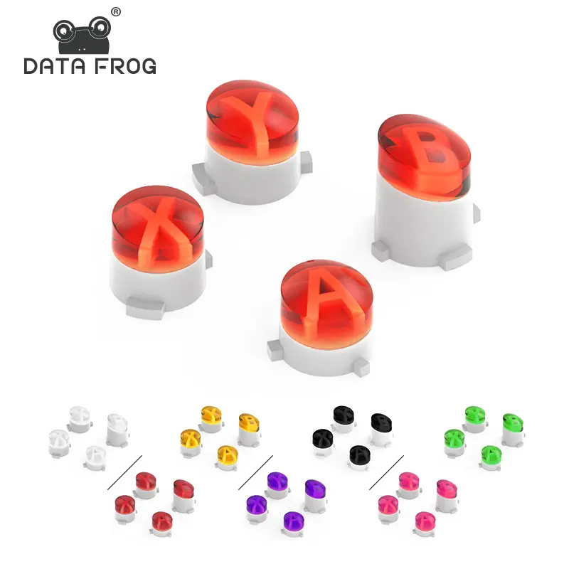 Wholesale factory price Clear Lettered ABXY button kits for ps4 controller
