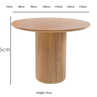 Table à manger multifonctionnelle en bois massif de style européen Quiet Wind pour petits appartements, 4 à 8 places, utilisation dans le salon et la salle à manger