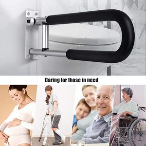Gobelets de douche en caoutchouc réglables, salle de bain de douche à poignée 24 pouces, barres de sécurité pour toilettes - Product Image 4