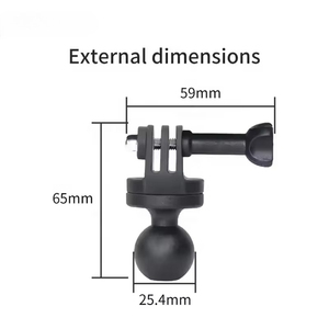 Dual Monitor <b>Clamp</b> Mount for Action Camera and Phone Gopro <b>Clamp</b> Mount with <b>Car</b> Phone Holder - Product Image 3