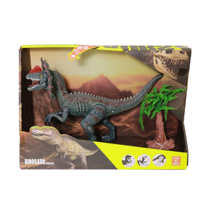 Divertente regalo: modello di Velociraptor con articolazioni mobili, giocattolo in PVC a forma di dinosauro T-rex con suono e luce - Product Image 6