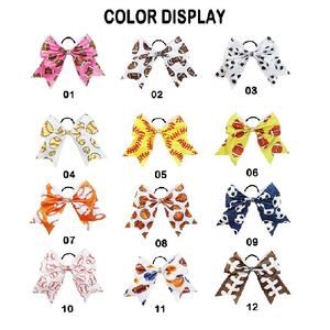 Pelota de fútbol para niños de 8 pulgadas, accesorios para el cabello, <span class=keywords><strong>cinta</strong></span> de lazo, polvo dorado para porristas - Product Image 4