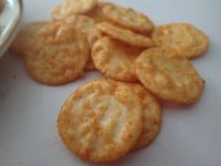Craquelé de riz doux croustillant de riz au jasmin, Biscuits de saveur de riz rôti naturel