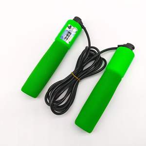 อุปกรณ์กีฬาฟิตเนส เชือกกระโดดแบบพกพา ปรับความเร็วได้ พร้อมฟังก์ชันนับจำนวน สำหรับใช้ในบ้าน - Product Image 4