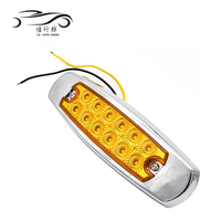 JHS Mini feux de conduite antibrouillard blanc ambre rouge Led camion feu arrière 12V 24V pour remorque de camion tout-terrain Led marqueur latéral voyant d'avertissement