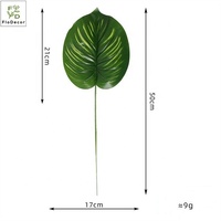 Offre Spéciale Real Touch Latex Palm Tropical Banana Leaf Monstera Artificielle Vert Plantes Décoratives Fête Des Mères Pâques Noël