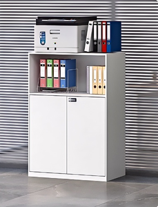 Armoire de rangement moderne en acier, fer et métal pour entrepôt de gymnase de studio de bureau à domicile-pour stocker des documents et des livres - Product Image 3